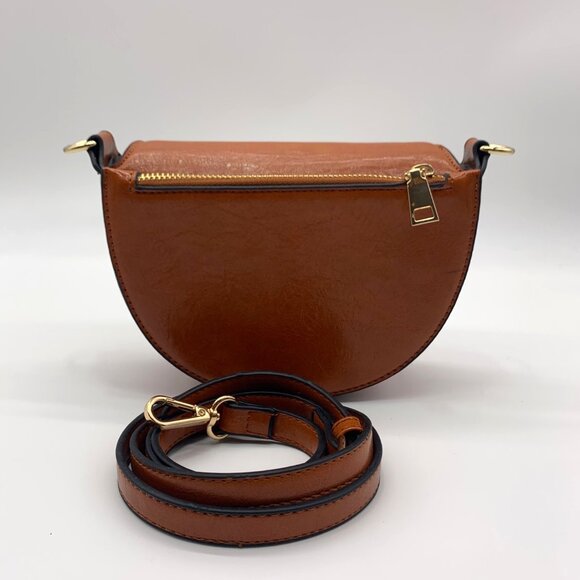 Unbranded Brown Saddle Crossbody - Picture 2 of 11